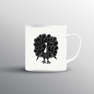 Peacock Printed Mug