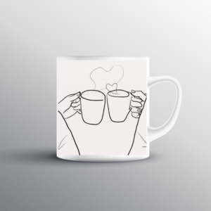 Coffee Date Printed Mug