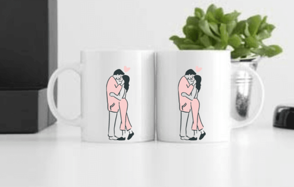 Cozy Couple Printed Mug