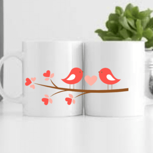 Love Birds Printed Mug
