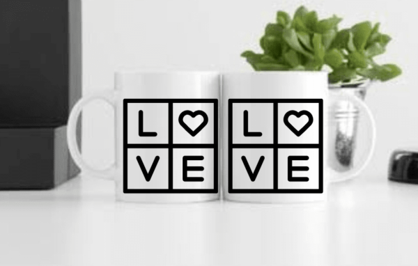 Love Printed Mug