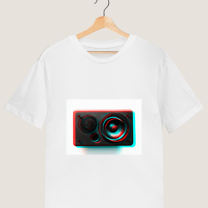 Psychedelic Speaker Printed T shirt