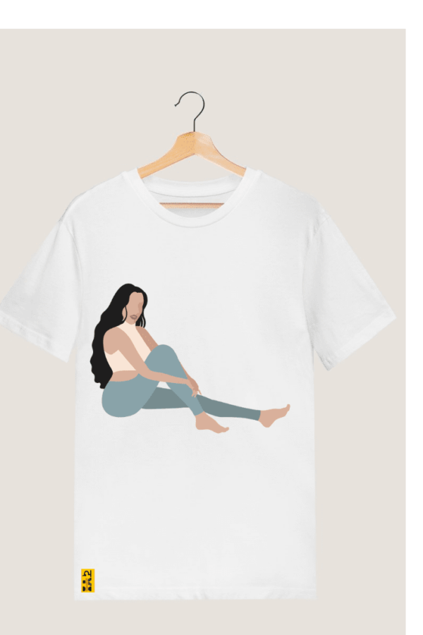 Women's Quirky "Lazy but Crazy" Printed T shirt