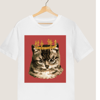 "King Cat" Printed T shirt