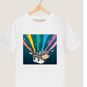 LGBTQ "Cute Box" Printed T shirt. #lgbtq