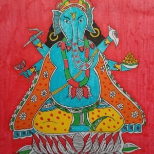 Handmade beautiful Ganesha panting