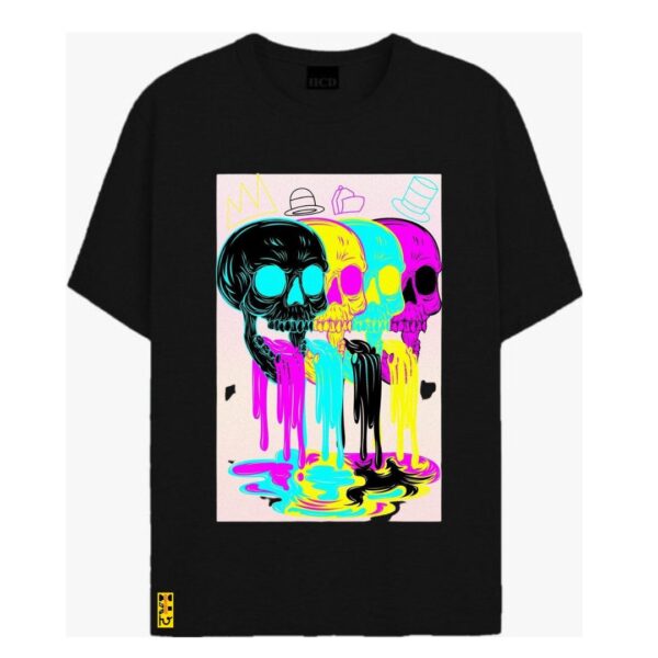 "Psychedelic trip to death " Printed T shirt