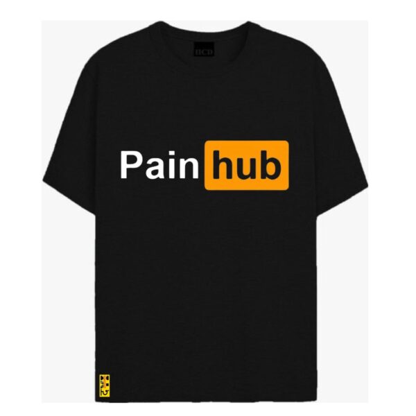 "PAIN HUB" Printed T shirt