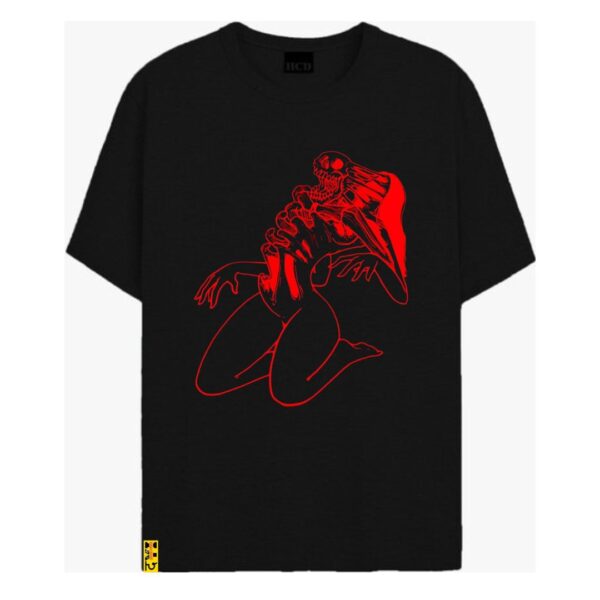 Psychedelic trip to death " Printed T shirt