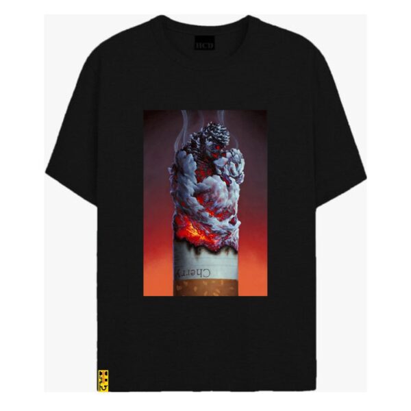 "Psychedelic Cigarette" Printed T shirt