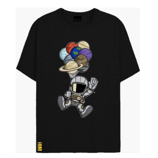 Classic "Astronaut with Balloon" Printed T shirt