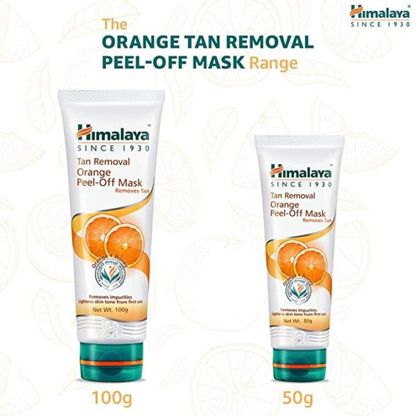 Himalaya Tan Removal Orange Peel-Off Mask, 50g