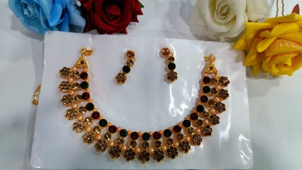 Alloy gold-plated jewel set