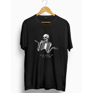 Swaggy Skeleton Printed T shirt