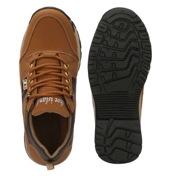 Generic Men Tan,Brown,Black Color Leatherette Material  Casual Boots