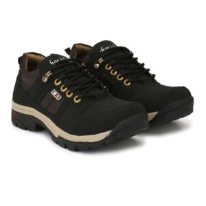Generic Men Black Color Leatherette Material  Casual Boots