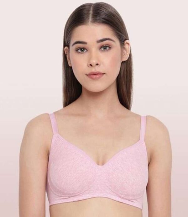 Enamor Women'S Side Support Shaper Supima Cotton Everyday Brassiere (Model: A042, Color: OrchdMelange, Material: Cotton)