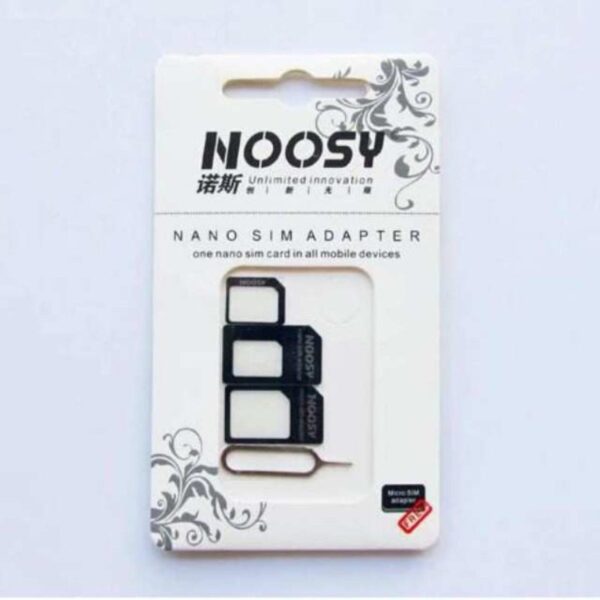 Pack Of 9 Noosy Sim Adapter (Color: Assorted)