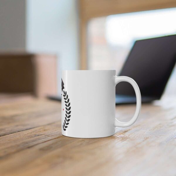 Generic Ceramic 21st Anniversary Printed Coffee Mug (Color: White, Capacity:330ml)