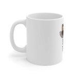 Generic Ceramic Gorila Desing Printed Coffee Mug (Color: White, Capacity:330ml)