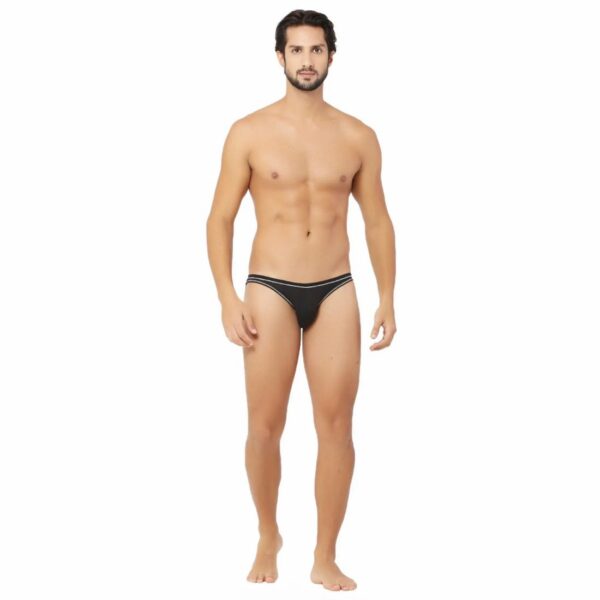 Men's Bamboo Spandex Designer Underwear (Black)