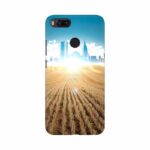 Wheat Land and city landscapes Mobile case cover