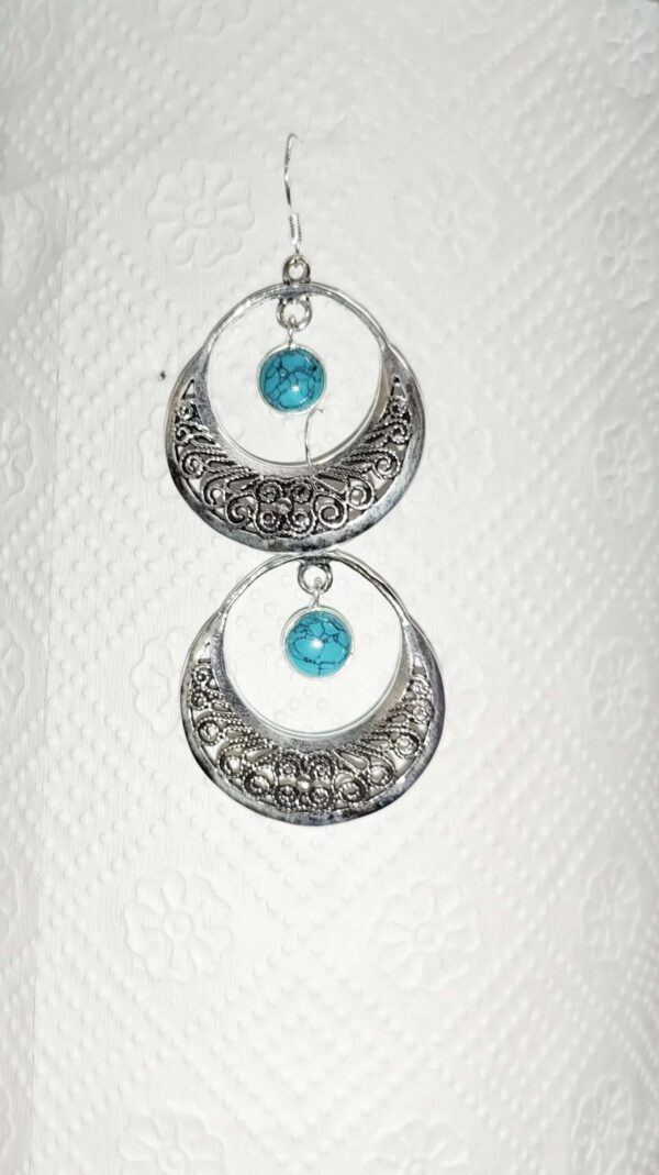 Silver Turquoise Earring