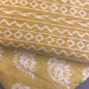 Cotton Fabrics Combo-Yellow Green-9