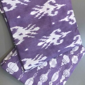 Cotton Fabrics Combo-Violet-25