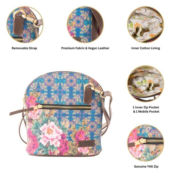 Floral Pattern Cross Bag for Women