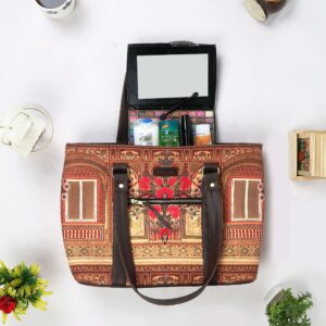 Shekhawati Haveli Print Trendy Handbag for Women