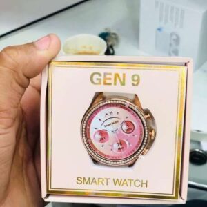 Round Rose Gold Fossil Gen 9 Diamond Edition Smartwatch
