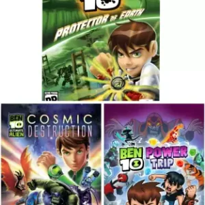 Ben 10 Pc Game 3 In 1 Combo (Offline only) Complete Games. (Complete Edition) (Pc Games, for PC)