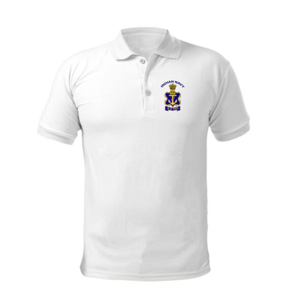 T-Shirts for Veterans of Indian Navy (White)
