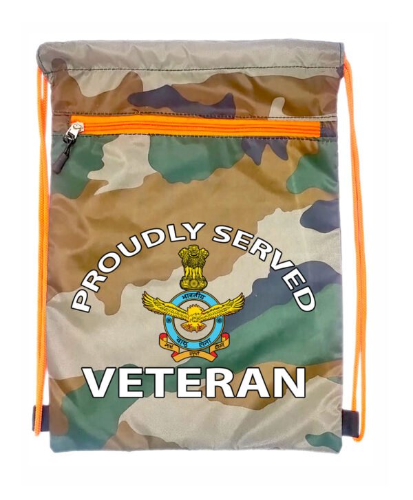Trending Drawstring Bag for Indian Air Force Veterans (for Office, Travel, Gym)