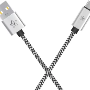 Flipkart SmartBuy - USB Type C Cable 2.4 A 1 m ACRBD1M03 Black And White