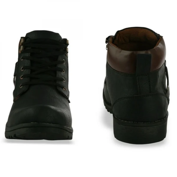 Generic Men Black Color Synthetic Material  Casual Boots