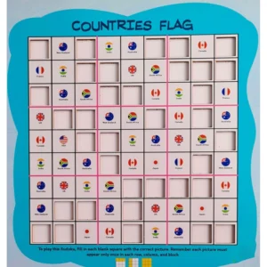 Countries Flag (10X10 Inches)
