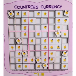 Countries Currency (10X10 Inches)