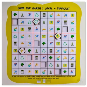 Save The Earth Difficult (10X10 Inches)