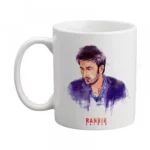 Generic Ranbir Kapoor Printed Ceramic Coffee Mug (Color: White, Capacity: 350ml)