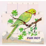14 Pcs_Set Of Picture Blocks Bird Series (Color: Assorted)
