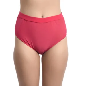 Generic Women's Cotton Blend Boyshort Panty (Red Pink)