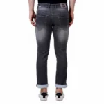 Generic Men's Straight Fit Denim Mid Rise Jeans (Grey)