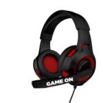 Nu Republic dread EVO wired gaming headset red, black