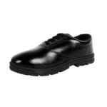 Boy's Rexine School Shoe Lace-Up (Black)