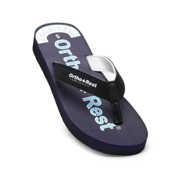 Unisex Rubber Comfortable Orthopedic Doctor Slipper and Flip Flops (Blue)